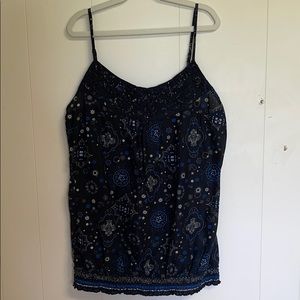 Maurices black design M Tank Top